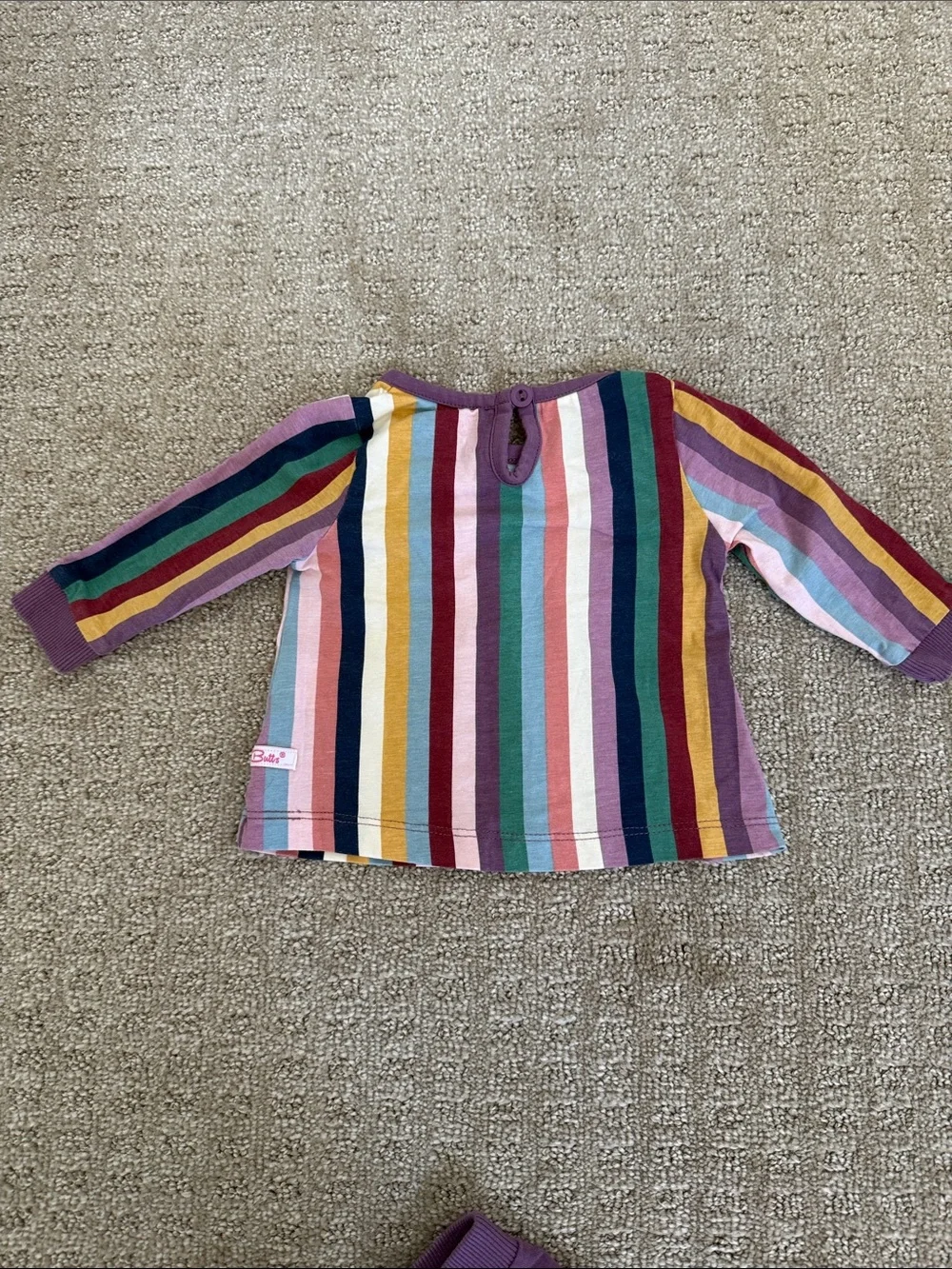 RuffleButts Striped Outfit